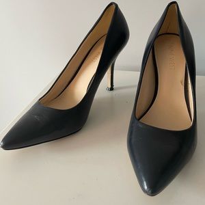 Nine West Navy Pointy Toe Pumps, Women’s 7.5M